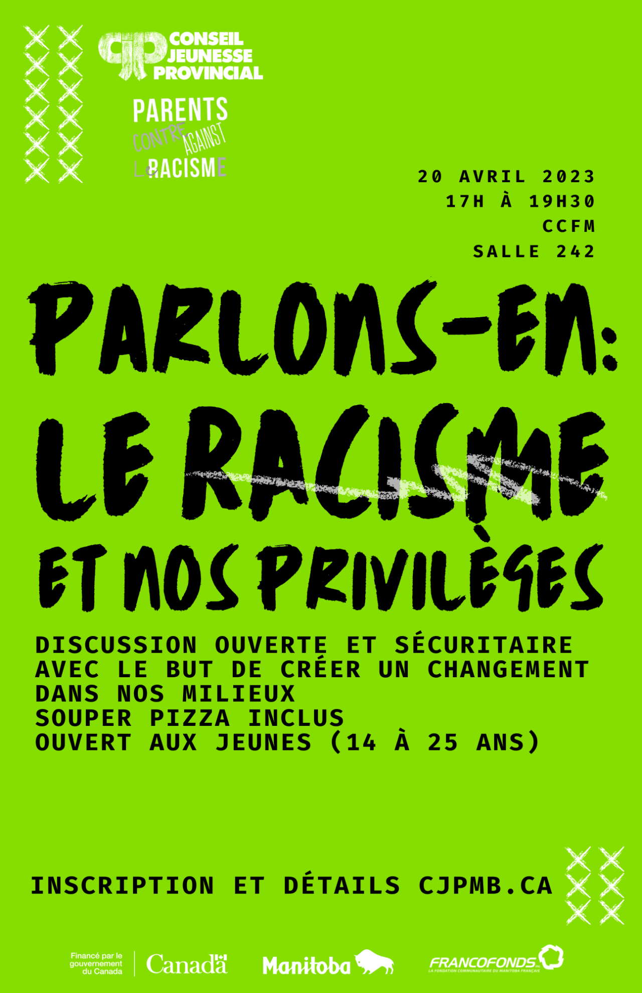 REPORTÉ Parlons en Le racisme et nos privilèges Conseil jeunesse