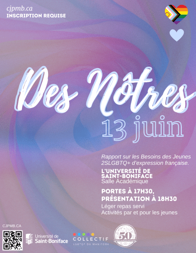 Des Nôtres – Lancement de rapport