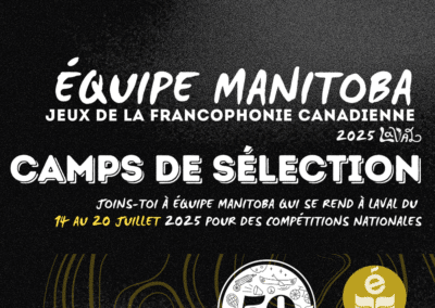 Inscription – Équipe Manitoba 2025 – Camps de sélection