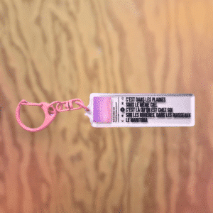 Porte-clés "sous le même ciel"