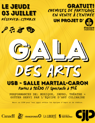 Gala Des Arts – Équipe Manitoba